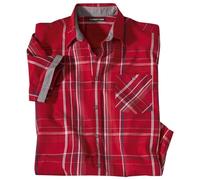 ATLAS FOR MEN Chemise Manches Courtes Homme - Chemise d'été - Disponible en Grandes Tailles du M au 5XL