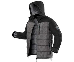 ATLAS FOR MEN - Doudoune Homme Hiver Chaud - Doudoune Matelassée Déperlante avec Capuche - Longueur Parka - Multipoches - Disponible en Grandes Tailles du M au 5XL