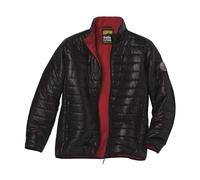 ATLAS FOR MEN - Doudoune Homme - Noir - M - Zippée Déperlante - Doudoune Matelassée - Disponible en Grandes Tailles du M au 5XL
