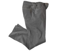 ATLAS FOR MEN - Le Jean Regular Stretch Confort Gris - 52