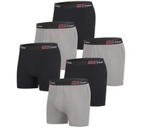 ATLAS FOR MEN - Lot de 6 Boxers Unis - XXL