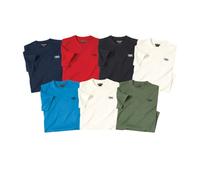 ATLAS FOR MEN - Lot de 7 Tee-Shirt Atlas ® - M