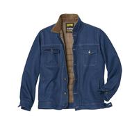 Atlas For Men - Veste en jean pour homme AF604 (XXL) (Bleu)