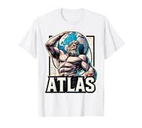 Atlas Grec God Mythologie Titan Grèce antique T-Shirt