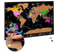 Atlas & Green Carte du Monde à Gratter A3
