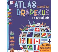 Atlas illustré des drapeaux en autocollants