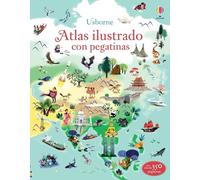 Atlas ilustrado con pegatinas