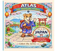 Atlas in Japan: A Travel Adventure Coloring Book for Teens | Explore Japanese Culture, Landmarks & Traditions