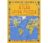 Atlas Livre puzzle: Avec six cartes illustrées en puzzle