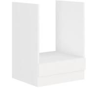 ATLAS Meuble four - Décor blanc - L60 x P52 x H82 cm - Plan de travail non inclus