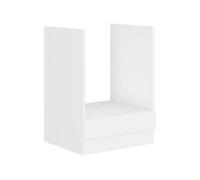 Atlas Meuble four – Décor blanc – L60×P52×H82 cm – Plan de travail non inclus