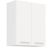 Atlas Meuble haut 2 portes – décor blanc – L60×P31×H72 cm