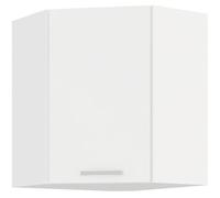 ATLAS Meuble haut d'angle - Décor blanc - L58 x L58 cm