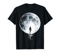 Atlas Moon Men Nature Illustration Illustration T-Shirt