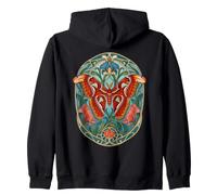 Atlas Moth Vintage Art Nouveau Botanique Sweat à Capuche