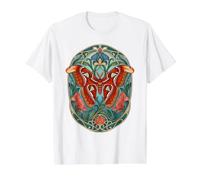 Atlas Moth Vintage Art Nouveau Botanique T-Shirt Graphique avec Valeur