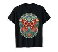 Atlas Moth Vintage Art Nouveau Botanique T-Shirt Graphique avec Valeur