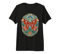Atlas Moth Vintage Art Nouveau Botanique T-Shirt Haut de Gamme