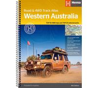 Atlas routier 4x4 - Ouest de l'Australie (format A4, à spirales) | Hema Maps