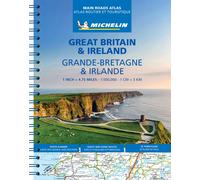 Atlas routier à spirales - Grande Bretagne & Irlande (multilingue) | Michelin