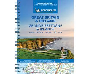 Atlas routier à spirales - Grande Bretagne & Irlande (multilingue) | Michelin