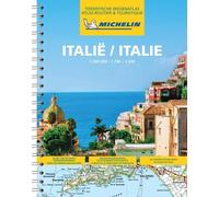 Collectif – Atlas routier et touristique Italie – Échelle 1:300 000 – A4 spirale – Michelin