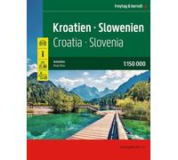 Atlas routier - Croatie & Slovénie | Freytag & Berndt - 1:150 000