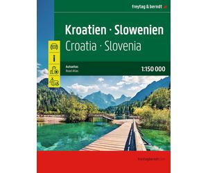 Atlas routier - Croatie & Slovénie | Freytag & Berndt - 1:150 000