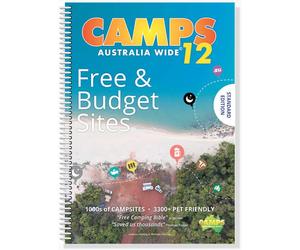Atlas routier d'Australie et guide des campings - Camps Australia Wide 12 (format A4) | Hema Maps