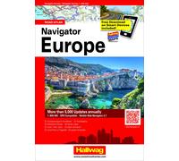 Atlas routier - Europe + web-navigator 2.7 | Hallwag