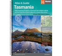 Atlas routier & guide - Tasmanie (format A4) | Hema Maps
