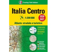 Atlas routier - Italie Centrale 2026/27 | Touring Club Italiano