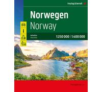 Atlas routier de Norvège 1:250 000 – 1:400 000 – Freytag & Berndt