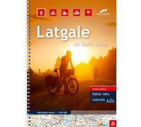 Atlas routier régional (à spirales) - Latgale (Lettonie Est) | Jana Seta