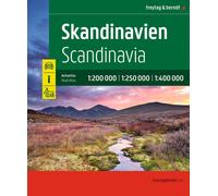 Atlas routier - Scandinavie (Danemark, Norvège, Suède, Finlande) | Freytag & Berndt