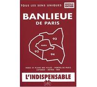 Atlas routiers : Plan de la banlieue de Paris - Départements 92 - 93 - 94