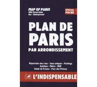 Atlas routiers : Plan de Paris par arrondissement - Spécial poche
