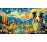 Atlas-Shepherd Puzzle pour Adultes 1000 pièces Jeu éducatif détente Cadeau Amusant & Activité Maison pour Adultes et Enfants de 12+ Ans Beau Puzzle de décoration 38x26/1000 pièces