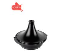Peugeot Saveurs Plat à tajine dôme en céramique induction 30 cm noir satin