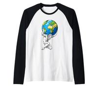 Atlas Tenant la Terre Manche Raglan