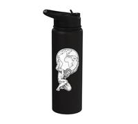 Atlas tenant la Terre Stainless Steel Insulated Water Bottle
