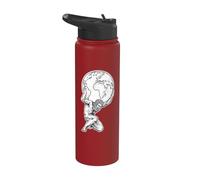 Atlas tenant la Terre Stainless Steel Insulated Water Bottle