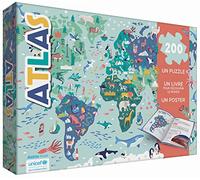 Atlas : un puzzle - un livre - un poster