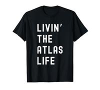 Atlas Vivant la Vie de Atlas Nom Amusant T-Shirt Graphique avec Valeur