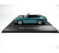 Atlas Voiture Compatible avec Porsche 911 Carrera 2 Cabriolet (996) 1999 Verte 1/43 - Ref: 4017