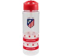 CyP Brands Atlético de Madrid Bouteille d'eau 700 ml avec bouchon rouge anti-goutte Transparent Produit officiel