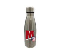 Atlético de Madrid Gourde en acier inoxydable avec fermeture hermétique Motif lettre A en rouge 550 ml