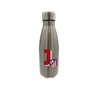 Atlético de Madrid Gourde en acier inoxydable avec fermeture hermétique Motif lettre A en rouge 550 ml
