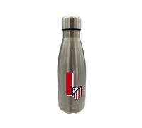 Atlético de Madrid Gourde en acier inoxydable avec fermeture hermétique Motif lettre A en rouge 550 ml
