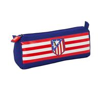 Atlético de Madrid - Trousse avec Fermeture éclair et Compartiment, Trousse pour Enfant, idéale pour Les Enfants d'âge Scolaire, Confortable et Polyvalente, qualité et résistance, 21 x 7 x 8 cm